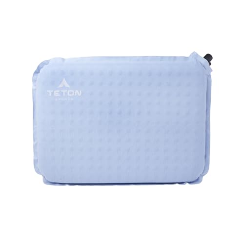 Teton Camping Seat Cushion; Stadium Seat; Office Chair; Car Pad; Inflatable, Bluestone - color: Bluestone