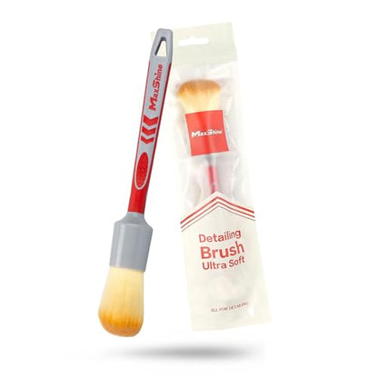 Maxshine Large #14 Universal Ultra Soft Detailing Brush – Professional Brush for Interior, Exterior, Leather Seats, Engine Bay & Wheels – Premium Car Care Detailing Tool - size: Large #14