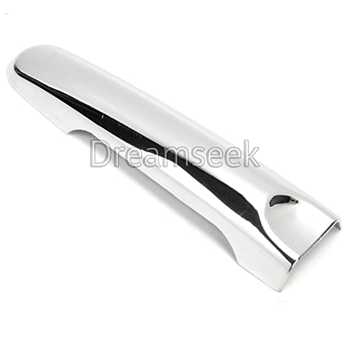 Dreamseek 8Pcs 4 Door Handle Cover Compatible with NlSSAN Versa 2012-2019, Juke 2011-2015, Cube 2009-2014 Exterior ABS Molding Protector Chrome Trim (w/o Smart Keyhole)