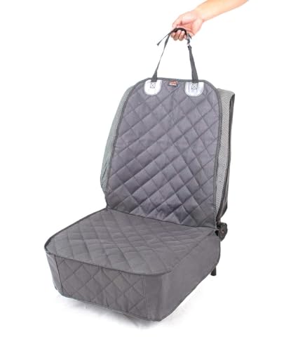 HONEST OUTFITTERS Dog Car Seat Cover 2 Pack, Waterproof Front Seat Car Cover for Cars, Trucks, and Suvs, Pet Front Cover for Cars, Nonslip Dog Seat Cover Grey - color: Grey-2pcs
