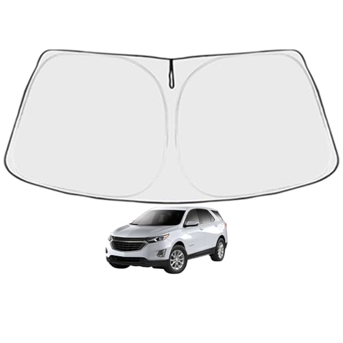 Equinox Custom Windshield Sun Shade for Che-vy Equinox 2018 2019 2020 2021 2022 2023 2024 2025 Front Window Sunshade Sun Visor 240T Shade Blocks UV Rays Car Accessories - size: Chevy Blazer 2019-2024