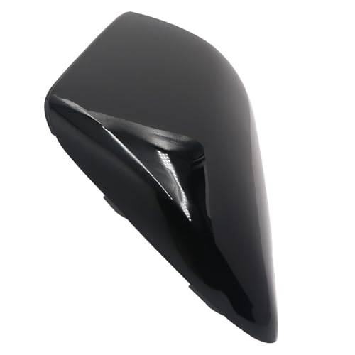 Left Driver Side Replacement Mirror Cover Compatible with 2017-2022 Honda CR-V CRV,2016-2022 Honda HRV HR-V Exterior Door Side Rearview Mirror Cap Cover With Turn Signal Light （Glossy Black） - size: Left Black