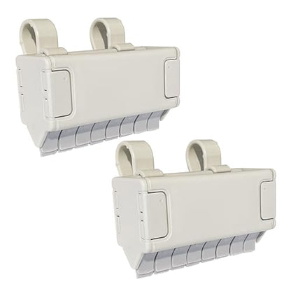 Easy To Use Products Pen Grip, Pencil Holder in Black (2 Pack White) - size: 2 Pack White