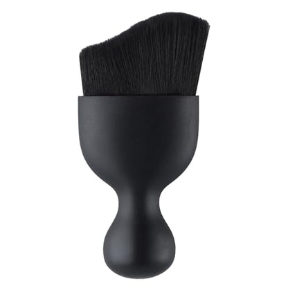 GaRhomxy Car Detailing Brushes, Car Interior Dust Sweeping Soft Brush, Soft Bristles Brush Cleaning Tool for Automotive Dashboard, Air Conditioner Vents, Computer, Scratch Free(Black) - color: Black