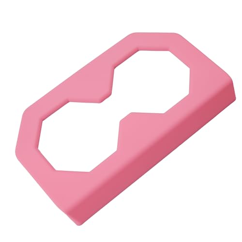 Barong for Tesla Cybertruck Accessoriess Interior Stickers Car Rear Seat Cup Holder Cover Trim Frame Decal Pink - color: Rear Seat Cup Holder Cover Trim Frame