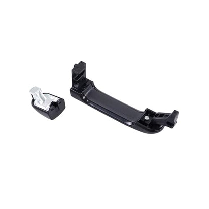 Painted Black 1 Lot 4 Doors Exterior Handle Door Outer Handle Compatible with Nissan Versa 2007-2012 - color: Black