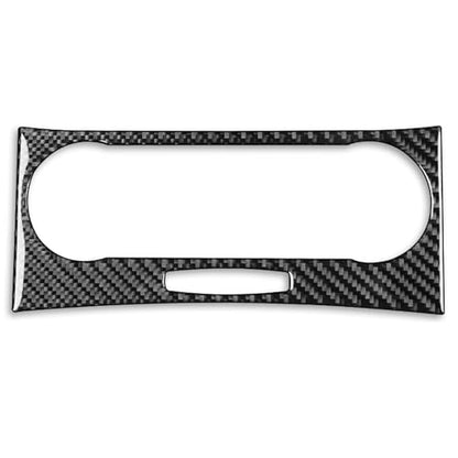 NVCNX Carbon Fiber Compatible with Mercedes-Benz C-Class W204 C250 C300 C350 C63 AMG 2012 2013 2014 Sedan / 2012-2015 Coupe Accessories Dash AC Control Panel Cover Sticker Decal Interior Trim A 1PC - color: Dash Ac Climate Control Panel Trim a - for 2012+