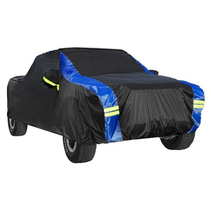 Avecrew All Weather Truck Cover - Waterproof, Rain, Snow, UV & Dust Protection (Up to 210") - size: Fit Truck Length Up To 210 inch
