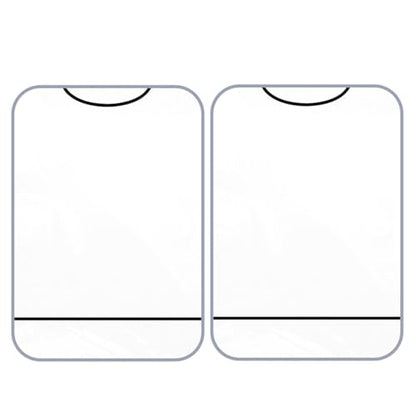 2PCS Car Kick Mats Back Seat Protector for Kids, Universal Anti-Scratch Transparent Auto Seat Back Cover Against Mud, Waterproof Vehicle Backseat Protection Pad for Most SUVs Trucks (Grey) - color: Grey