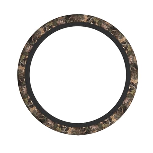 Camo Steering Wheel Covers Non Slip Neoprene Universal 15 Inch Steering Wheel Protector Car Cover for Men Women - color: Camo