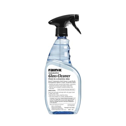 Rain-X RainX 630018 Glass Cleaner, Concentrated Streak-Free Formula for Car Windows, Windshield & Mirrors, Removes Bug Residue, Road Grime & Smoke Film - 23 Fl Oz
