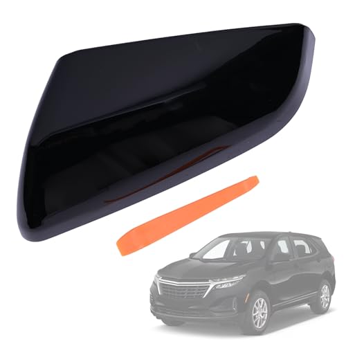Exterior Side Mirror Cover Driver Side 23406417 84225386 Compatible with Chevrolet Equinox GMC Terrain 2018-2023 Rearview Mirror Cap Left Side - size: Left Side