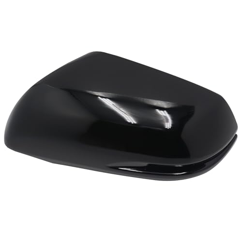 Left Driver Side Replacement Mirror Cover Compatible with 2017-2022 Honda CR-V CRV,2016-2022 Honda HRV HR-V Exterior Door Side Rearview Mirror Cap Cover With Turn Signal Light （Glossy Black） - size: Left Black