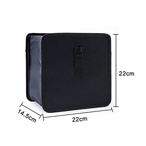 2 Pcs Large Size Car Backseat Organizer with 1 Pcs Trash Garbage Bag, Clear Screen Tablet Holder and 9 Storage Pockets,Foldable Seat Back Protectors for Toys Drinks Book ,Travel Accessories (Black)