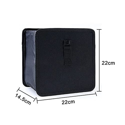 2 Pcs Large Size Car Backseat Organizer with 1 Pcs Trash Garbage Bag, Clear Screen Tablet Holder and 9 Storage Pockets,Foldable Seat Back Protectors for Toys Drinks Book ,Travel Accessories (Black)