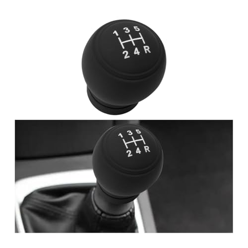 BESULEN Car Gear Shift Knob Cover, Anti-Slip Silicone Vehicle Knob Gear Stick Protector, Automotive Shifter Transmission Protective Cover, Universal Interior Accessories for Most Cars (5-Speed Right) - color: R on the right, size: 5-Speed