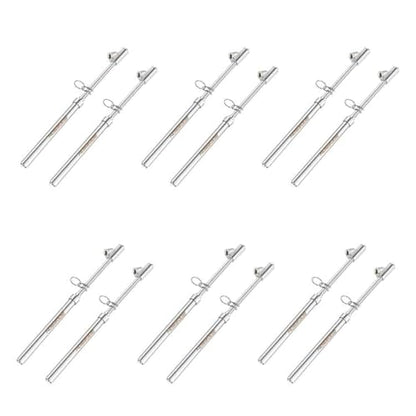 GODESON Dual Head Tire Pressure Gauge,Heavy Duty Pen Tire Gauge Range 10-150PSI; 1-10Bar,Dual Head Truck Air Pressure Gauge (Pack of 12)… - size: 12pack