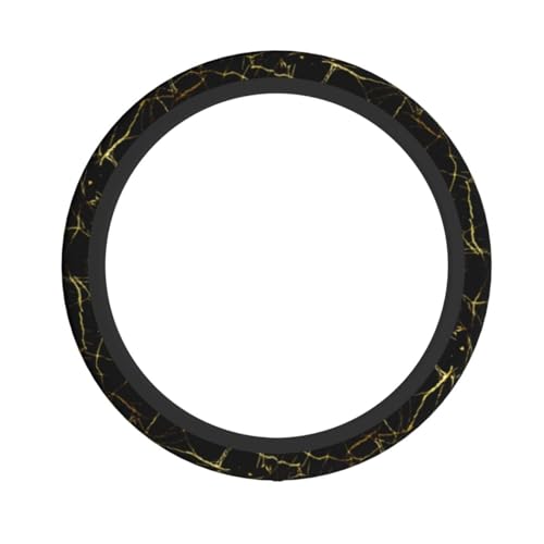 Marble Steering Wheel Covers Non Slip Neoprene Steering Wheel Protector Cover Universal 15 Inch for Men Women - color: Marble