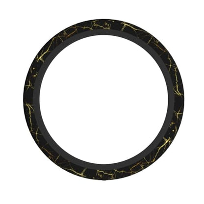 Marble Steering Wheel Covers Non Slip Neoprene Steering Wheel Protector Cover Universal 15 Inch for Men Women - color: Marble