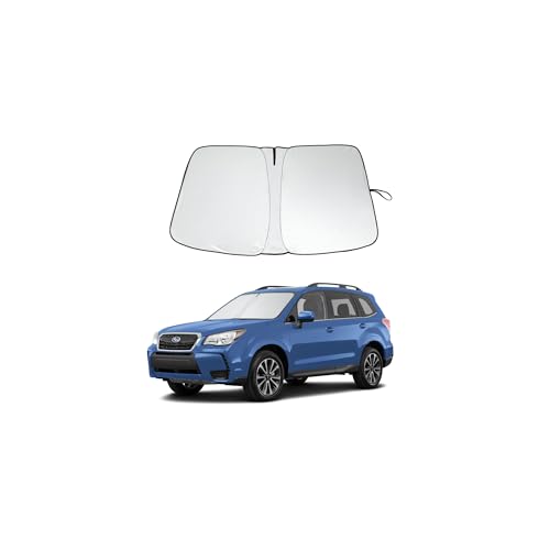2026 Upgrade Front Windshield Sunshade fit for Subaru Forester 2015-2018 Reflector Foldable Car Shade Automotive Windshield Sunshades for Subaru Forester Windshield Sun Shade |Keeps Your Vehicle Cool| - size: Fit for Subaru Forester 2015-2018