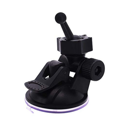 Suction Cup Mount for Garmin Dash Cam Mini/Mini 2/Min 3 30 35 45 46 55 56 65W 66W 67W X110 X210 X310/Speak Plus & Nuvi GPS - 4 Ball Head - size: Suction Cup Mount
