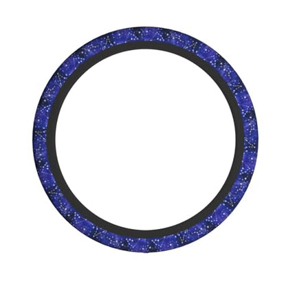 Galaxy Starry Sky Steering Wheel Covers Non Slip Neoprene Universal 15 Inch Steering Wheel Protector Car Cover for Men Women - color: Galaxy Starry Sky