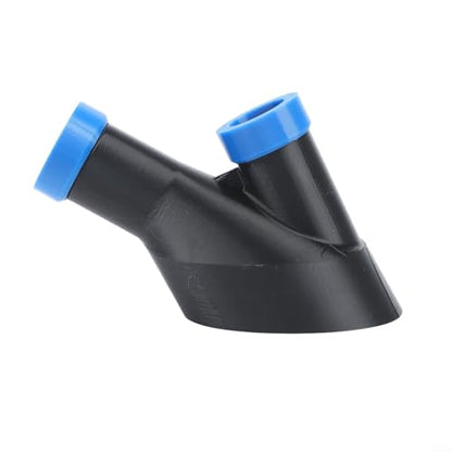 2-in-1 Automotive Detailing Tool with Blower and Vacuum Function, Oval Nozzle for Efficient Car Cleaning, Large 3.25x2.25 Inch Opening for Tight Spaces, Black Plastic Air Channel Accessory