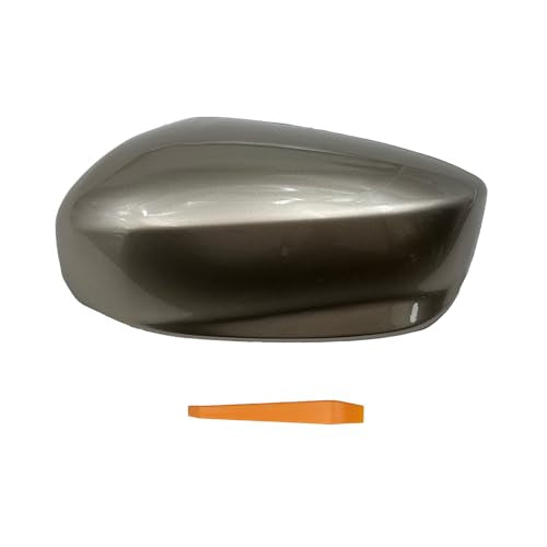 Left Driver Side Mirror Cover Cap Compatible with Honda Accord 2008-2012 | Bold Beige Metallic (Code: YR-574M) - Gold Champagne | Direct Replacement Door Wing Mirror Housing - color: Beige, size: Left Driver Side