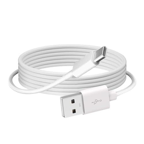USB A to USB C Car play Data Cable for MacBook, iPhone 16E 17 Air 16 15,16 15 Plus,16 15 Pro Max Charger Charging Cord,iPad 10th Gen,iPad Air 5th/4th Gen,Mini 6th Gen,iPad Pro 12.9 USB Type C White - color: White, size: 5 Feet, style: 1 Pack