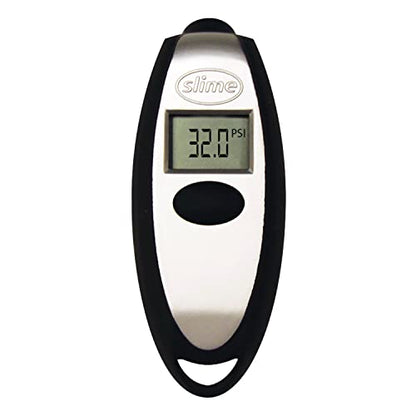 Slime 20112 Tire Gauge, Mini Digital, 5-150 psi, Compact and Accurate - size: Mini, style: Digital