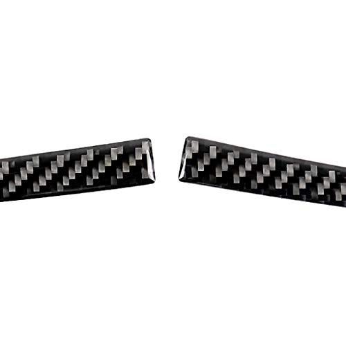 NVCNX Car Dashboard Center Air Vent Frame Cover Decal Compatible with Lexus IS250 2014 2015 / IS200t 2016 2017 / IS300 2016-2020 / IS350 2014-2020 Carbon Fiber Interior Trim Accessories Black - color: Air Vent - C