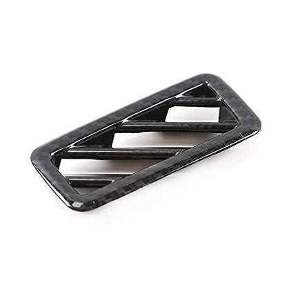 2PCS Dashboard Side Air Outlet Cover for Volkswagen Atlas 2018 2019 2020 2021 2022 2023 Atlas Cross Sport Accessories ABS Carbon Fiber Texture - size: SIDE AIR VENT COVER-2PCS