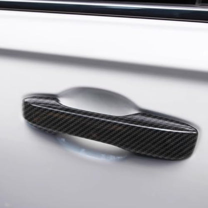 Car Accessories Exterior Door Handle Cover Trim Without Smart Holes Compatible with Honda CR-V CRV 2023 2024 2025 2026 (Carbon Fiber Style) 4PCS ABS - color: Carbon Fiber Style