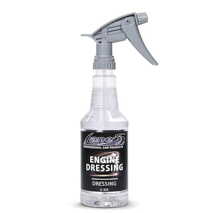 LANE'S Engine Dressing | Professional Engine Bay Cleaner and Protector Shine | Prevents Rubber Hoses Fading and Cracking | Easy to Use, Dust Resistant Degreaser & Detail Spray | 16 oz - size: 16 Fl Oz (Pack of 1)