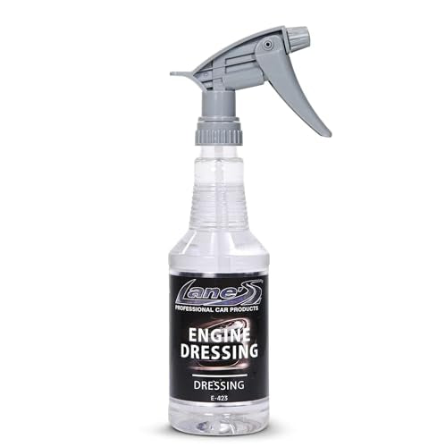 LANE'S Engine Dressing | Professional Engine Bay Cleaner and Protector Shine | Prevents Rubber Hoses Fading and Cracking | Easy to Use, Dust Resistant Degreaser & Detail Spray | 16 oz - size: 16 Fl Oz (Pack of 1)