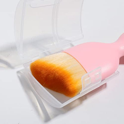 AOCISKA Car Interior Detailing Brush,Soft Bristle Cleaning Brush Car Detailing Brush Dusting Brush,Car Interior Cleaning Tool,Auto Detail Brush Car Dash Duster Brush (Pink with Cap) - color: Pink With Cap