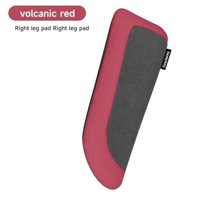 Alcantane Elbow Rest: Memory Foam Support for Car Legs and Knee, Anti-Fatigue - color: Red right hand pad