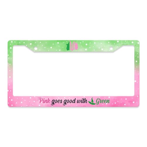 GENANY Magical Witch Movie License Plate Frame License Plate Frames, Girly Car License Plate Cover Fits Standard US Vehicles, Movie Themed Car Accessories, Personalised Car Decorations for Women Men - color: Magical Movie