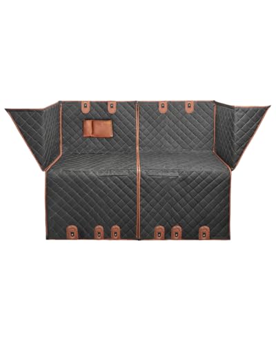Owleys Back Seat Extender for Dogs Premium Dog Hammock for Car | Pet Cover for Dogs | Dog Covers for Cars Back Seat | (Black Standart) - color: Black Standart