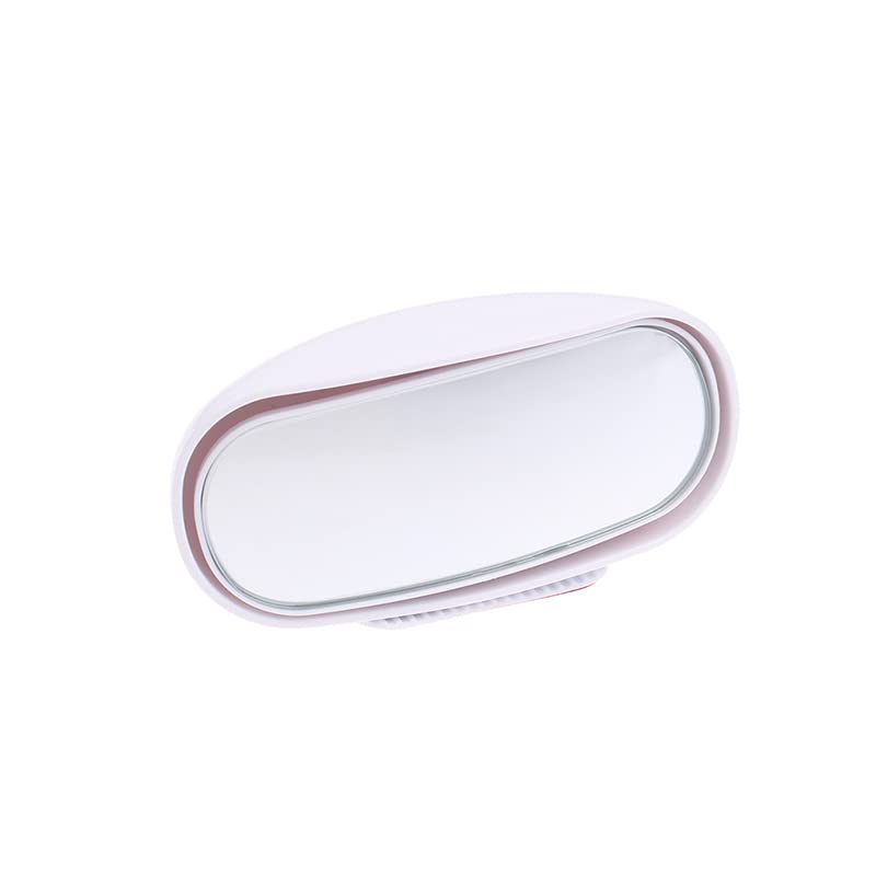 Blind Spot Car Mirror Rectangular, Adjustable Blindspot Convex Wide Angle Side Rearview Mirror for Cars Trucks SUV - color: White 1 Piece