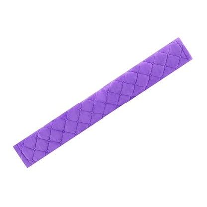 Amooca Soft Automotive Seat Belt Cover Seatbelt Shoulder Pad Neck Protector Cushions Universal Fit SUV Trucks Backpack Violet Extra Long 15.7in - color: Purple, size: 15.7in-1pc