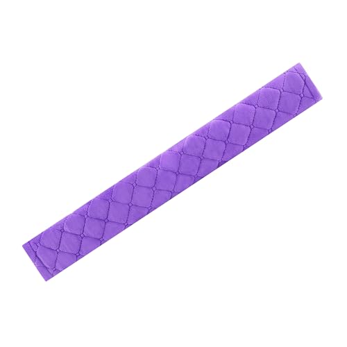 Amooca Soft Automotive Seat Belt Cover Seatbelt Shoulder Pad Neck Protector Cushions Universal Fit SUV Trucks Backpack Violet Extra Long 15.7in - color: Purple, size: 15.7in-1pc