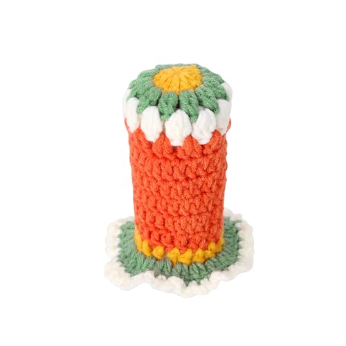 Crochet Shift Knob Cover, Universal Handmade Sunflower Boho Car Accessories for Women, Soft Shift Boots Knobs Cover Automotive Interior Fits Car Truck SUV (19#SC) - color: 19#SC