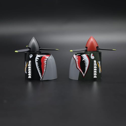 P-40 Warhawk Car Air Freshener, Vent Clip With Spinning Propeller, Car Accessories for Men to Enjoy your Drive Pleasure, Shark Nose Style Freshener Clip for Most Air Vents (Tiger Head) - color: Tiger Head