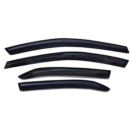 Side Window Visors rain Guards Vent Deflectors for 2018 2019 2020 2021 2022 2023 2024 Toyota Camry, Smoke Tinted 4pcs - size: Compatible with Toyota Camry 2018-2024