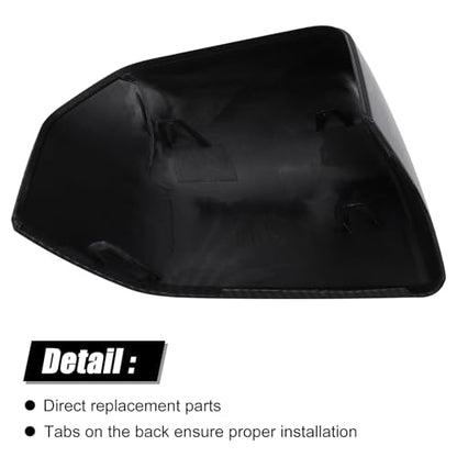 Carbon Fiber Direct Replacement Side Mirror Covers Caps for 2015-2020 Ford F150, Directly Replace Style, Not Sticker Style - color: Carbon Fiber