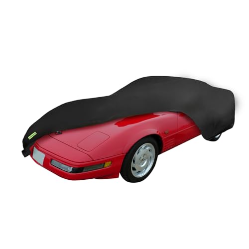 Proadsy 2026 Upgrade Car Cover Compatible with C4 Corvette 1984-1996 Windproof All Weather Waterproof Sun Rain UV Dust Snow Protection Outdoor Covers - size: Corvette C4
