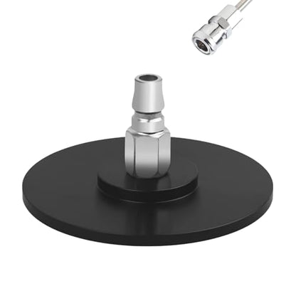 4.0x2.1 Inches Powerful Suction Base Cup Adapter Fit for Lovense Vac-U-Lock Machine Air Connector Device Attachments Accessory Gift (Black) - color: Black