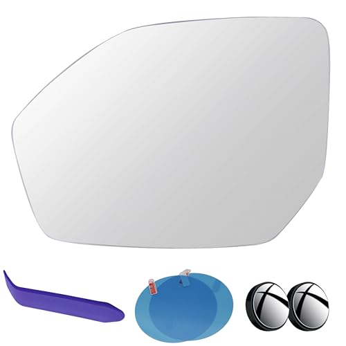 EAP Driver Side Mirror Glass Compatible with Hyundai Palisade 2018-2025, Heated, Without Auto Dimming, 87611S8100 87611S8000 - color: Driver - Heated