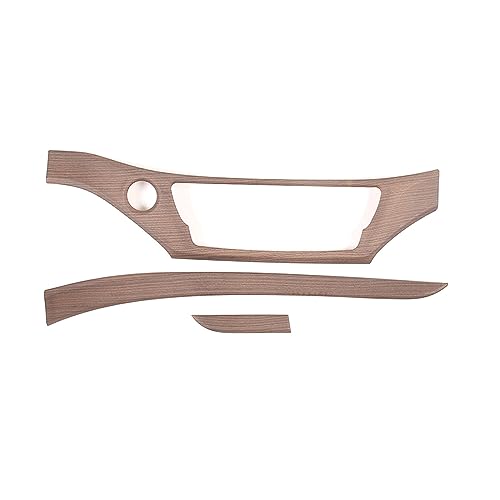 Dashboard Panel Cover Trim for Honda Pilot 2016-2022/ Passport 2019-2025/ Ridgeline 2016-2020 Accessories, Center Console Panel Strip Trim, Center Console Upper Center Pillar Trim, ABS (Wood Grain) - color: Wood Grain